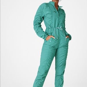 NWT Fabletics McKenzie Woven Jumpsuit Limited Ed